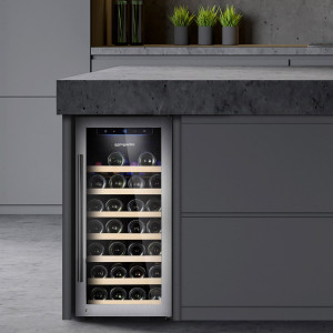 Weinkühlschrank - 1 Klimazone - 100 Liter - max. 29 Flaschen