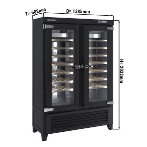 Weinkühlschrank Echtholz - 1 Klimazone - 640 Liter - max. 84 Flaschen