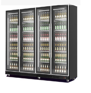 Getränkekühlschrank, 4 Türen, 1.650 Liter, 2.240 x 635 x 1.970 mm