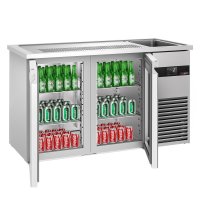 Biertheke PREMIUM - 1550x700mm - 2 Glastüren