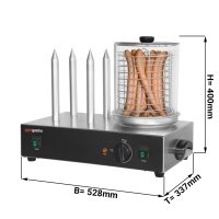 Würstchenwärmer - mit 4 Spießen für...