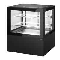 Kuchenvitrine - 1610mm - mit LED-Beleuchtung & 2 Ablagen