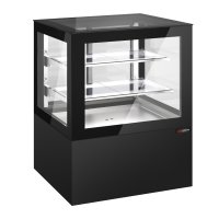 Kuchenvitrine - 1210mm - mit LED-Beleuchtung & 2 Ablagen