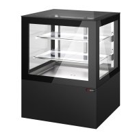 Kuchenvitrine - 1210mm - mit LED-Beleuchtung & 2 Ablagen