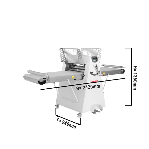 Bäckerei-Teigausrollmaschine - Standgerät